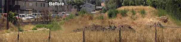 Before, pollutants flowed to the San Diego River.