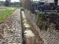 Historic channel cobbles were kept in place whenever possible