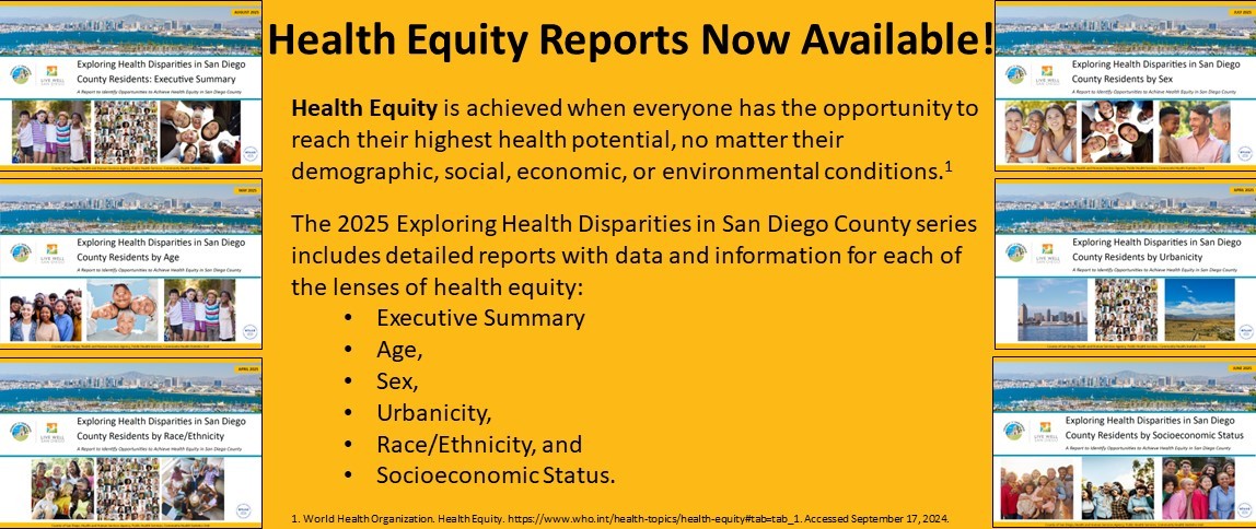 Health Equity Reports Now Available! 