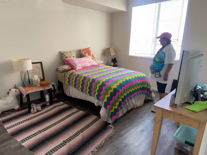 Resident in studio apartment