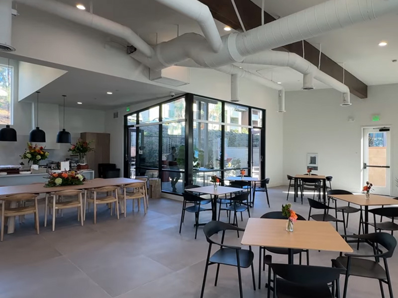 Resident dining hall