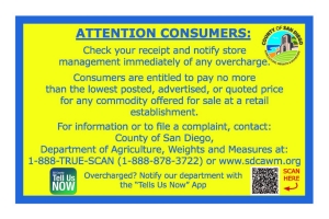 Consumer Notice Consumer Notice