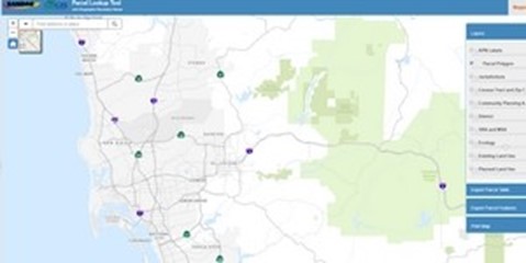 SANDAG jurisdiction finder map