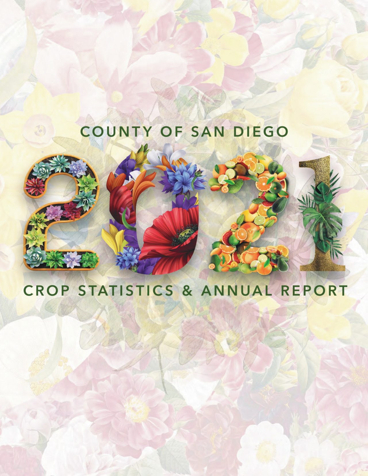 2021 San Diego County Crop Report Cover