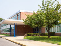 Outside of school building