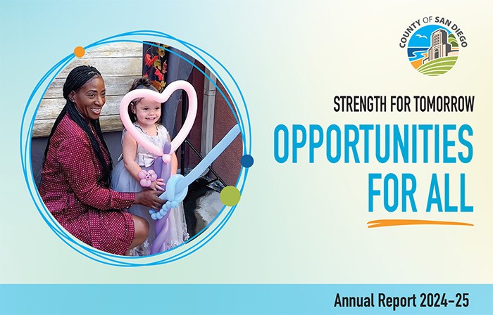 County of San Diego Annual Report Annual Report Cover Page