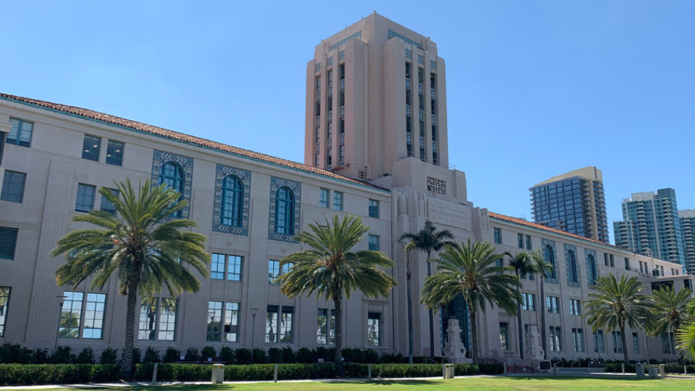 County administration center building