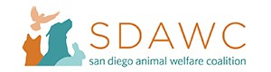 animal logo from sdawc, san diego animal welfare coalition