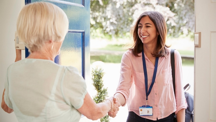 BPAI staff conducting a home interview