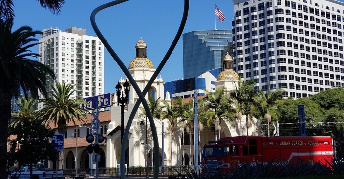 Downtown San Diego, Santa Fe Station
