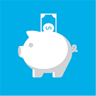 icon payment piggy bank