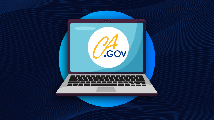 CA.gov website still