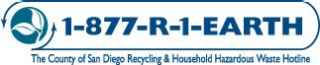 County of San Diego Recycling Hotline: 1-877-713-2784