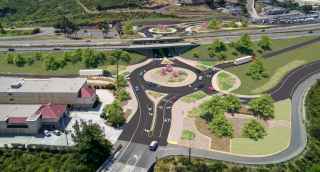 Rendering of Northern Roundabout Looking South