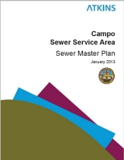 CAMPO-SEWER SERVICE AREA-SEWER MASTER PLAN