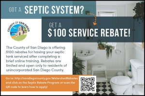 Septic Rebate Program Advertisement