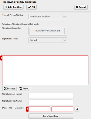 LEMSIS Signature Panel