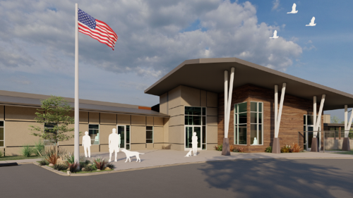 Animal Shelter Entrance