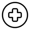First aid cross icon