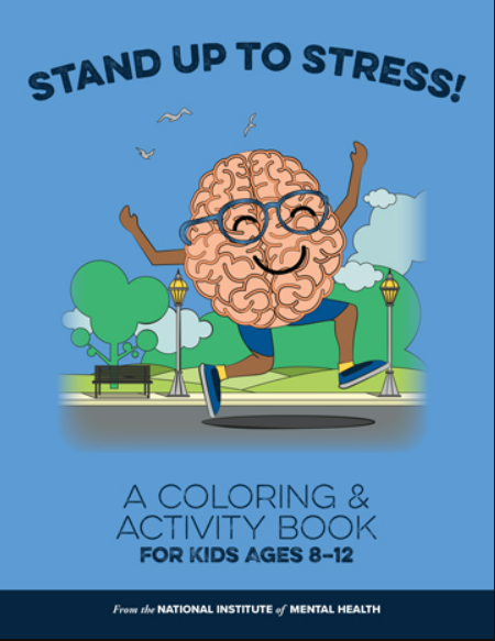 Illustrated book cover showing a brain smiling with arms and legs