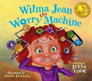Illustrated book cover showing a small girl with mechanical gears on her head