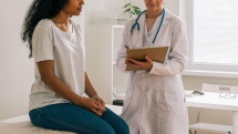 Reproductive Health Resources Woman at doctor's appointment
