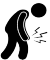 Icon of person experiencing joint pain.