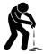 Icon of a person bleeding.