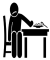 Icon of a person with no appetite.