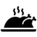 Icon of cooked chicken