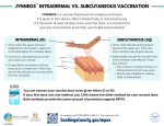 JYNNEOS Intradermal vs. Subcutaneous Vaccination JYNNEOSTM Intradermal vs. Subcutaneous Vaccination