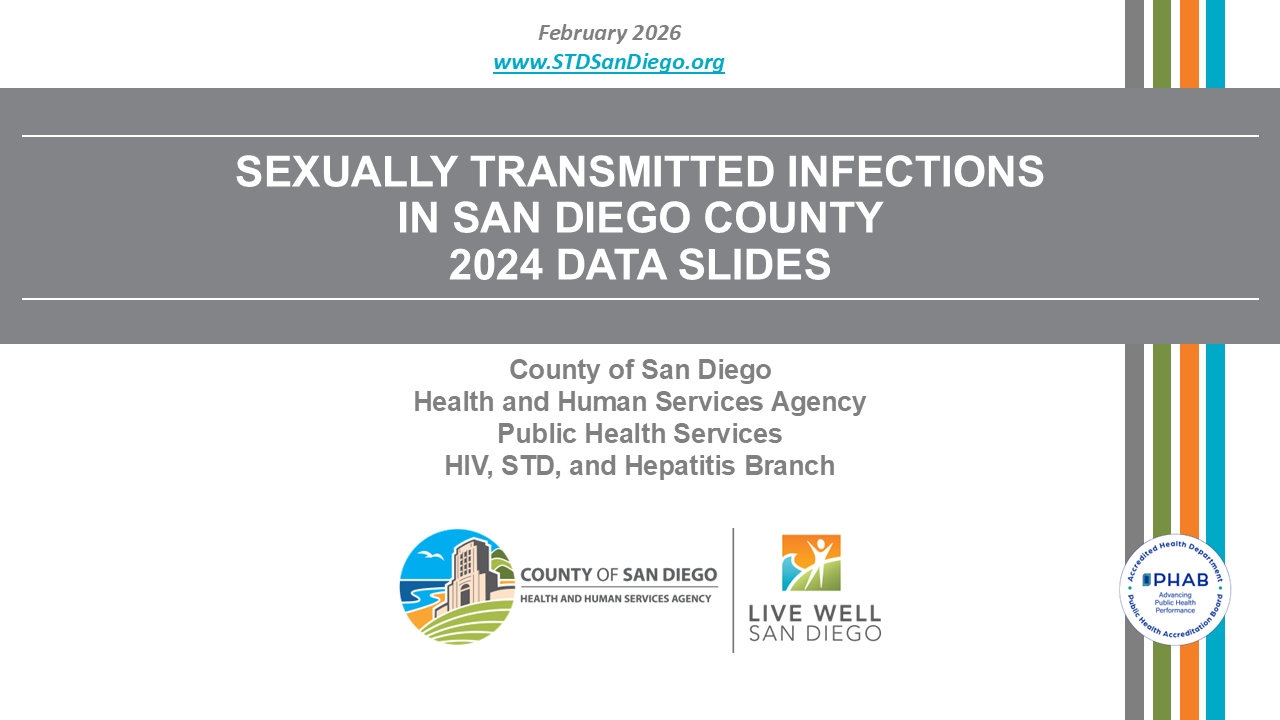 County of San Diego Annual STI Data