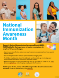 National Immunization Awarness Infographic