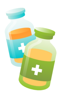 Vaccine Logo Double - 2 Two Vaccines