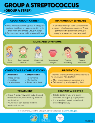 Group A Strep Infographic
