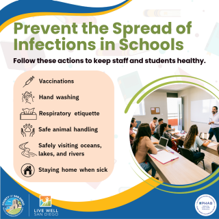 Prevent the spread of infections social media
