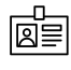 ID card icon