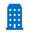 Building icon in blue.