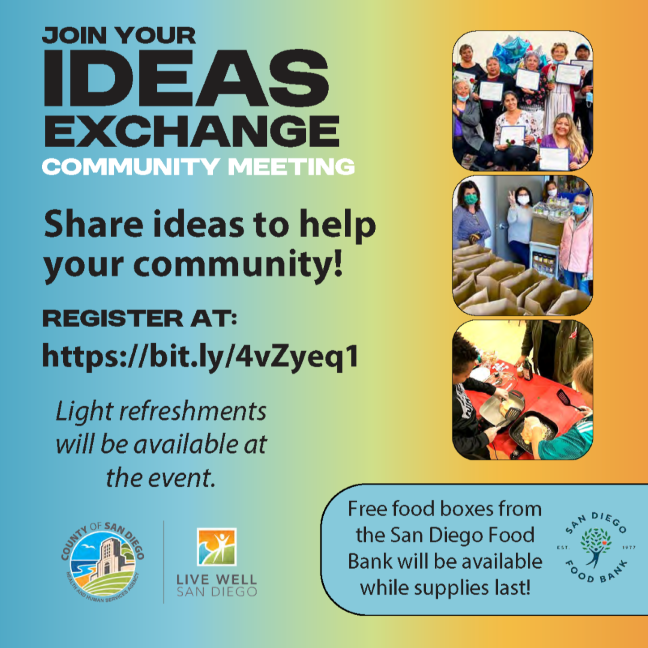 Ideas Exchange Community Meetings Ideas Exchange Community Meetings