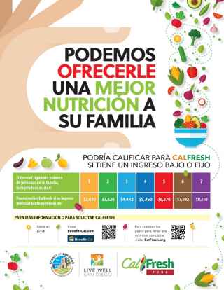CalFresh Fixed Income Flyer - Spanish