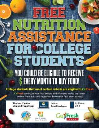CalFresh College Assistance Flyer - English