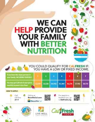 CalFresh Fixed Income Flyer - English