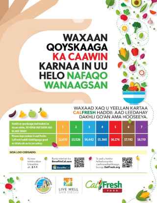 CalFresh Fixed Income Flyer - Somali
