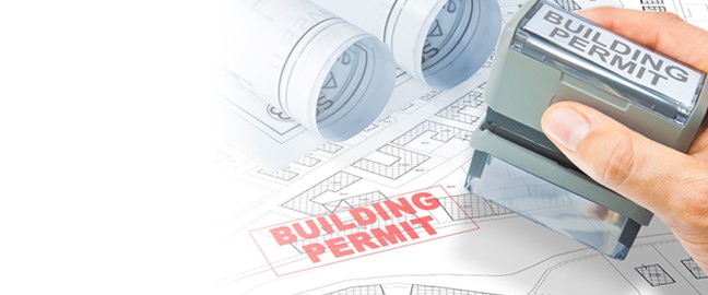 HousingHub_PlansandReports_buildingpermit Building permit stamped on plans