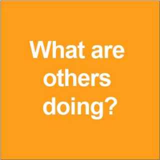 What are others doing?