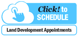 Schedule an appointment with Land Development counter staff