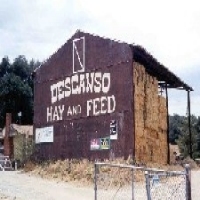 An animal feed store called Descanso Hay and Feed