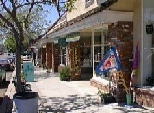 Store fronts along Main Street in Fallbrook