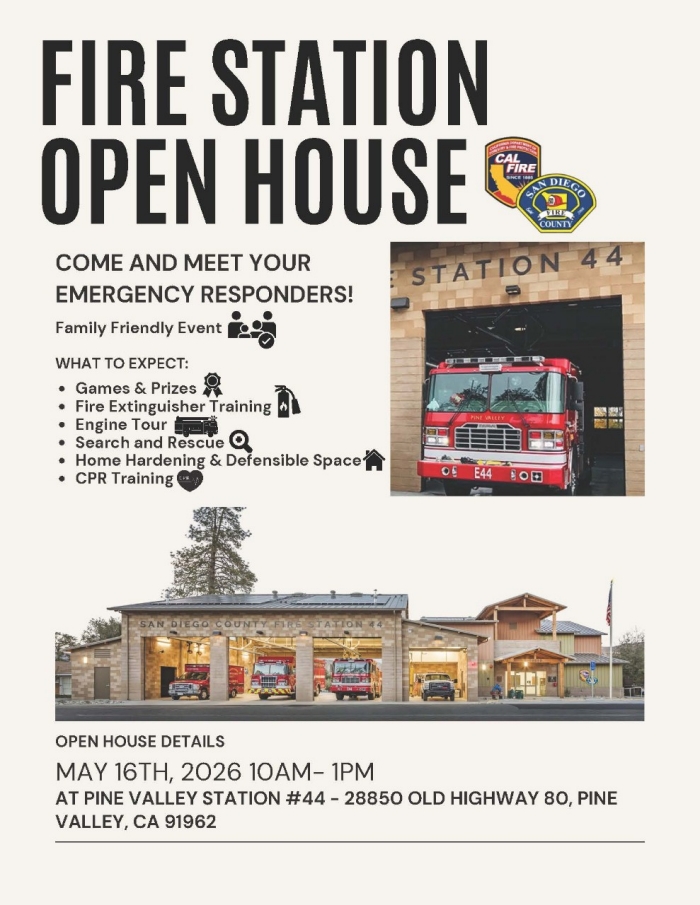 Fire Station Open House Flyer