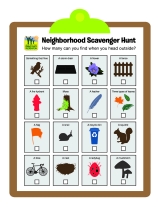 Neighborhood Scavenger Hunt